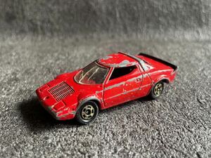  トミカ/TOMICA/LANCIA/STRATOS/ランチャ/ストラトス/HF/No.F27/1/57/日本製/MADE IN JAPAN/1977/赤/TOMY/トミー/ミニカー/スーパー