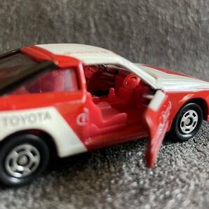 トミカ/TOMICA/TOYOTA/トヨタ/CELICA/2000GT-R/GT-FOUR/No.33/1/53/トミカくじV/トヨタ、ニッサンのトミカ/赤/TOMY/ミニカー/外箱付きの画像8