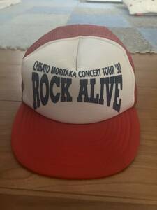 森高千里 ライブ公式グッズ '92 ROCK ALIVE ロックアライブ キャップ 帽子