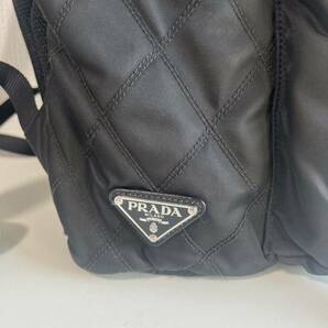 PRADA プラダ正規品 定番型リュック ステッチ入り 超希少品！の画像3