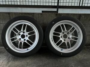 エンケイ ENKEI RPF1 17インチ8J +45 5h pcd114.3 2本　タイヤ付き