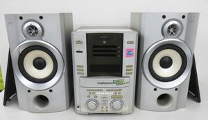 A037*SONY Sony 3MD/3 CD магнитола комплект HCD-MD515/SS-MD575 звуковая аппаратура проигрыватель утиль *01