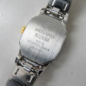 A098★MENARD メナード QUARTZ クォーツ 3N2001 レディース 腕時計 現状品★の画像2