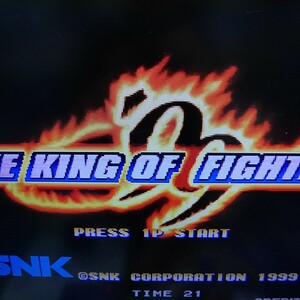 MVS King ob Fighter z99( green ) SNK NEOGEO ROM operation verification ending 