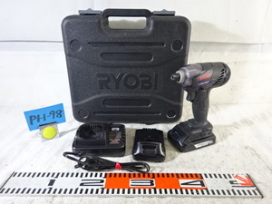 PH-98/RYOBIリョービ BID-1805 インパクトドライバー　18V 電動工具ハンドツール大工道具DIY作業ツール 日曜大工 充電器バッテリー取説付き