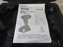 PH-98/RYOBIリョービ BID-1805 インパクトドライバー　18V 電動工具ハンドツール大工道具DIY作業ツール 日曜大工 充電器バッテリー取説付き_画像4