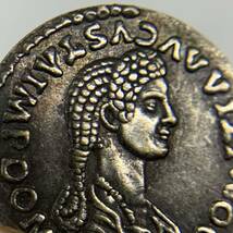 古代ローマ帝国古銭　貿易専用銀貨　約3.20g 稀少・前期タイプ　硬貨コインコレクション　g22_画像3