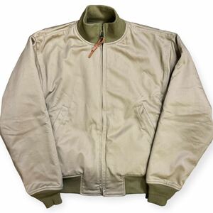 美品 HOUSTON 22AW 復刻 5B-1X TANKERS JACKET（タンカース ジャケット）後期型 日本製 TAN サイズ36 ミリタリー 