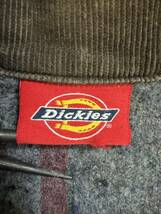 Dickies 90s ビンテージ 企業ロゴ ダック デトロイトジャケット フェード 褪せ黒 キルティングライナー_画像9