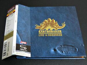 紙ジャケ! SHM-CD 2枚組 ◆ EARTHSHAKER アースシェイカー / ライヴ・イン・武道館 - ジャパメタ