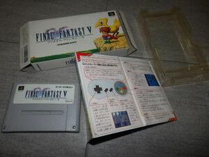 FF ファイナル ファンタジー 5 Ⅴ SFC 箱 説明書付き スーパーファミコン H3/6070