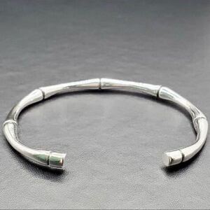 Silver silver bangle silver bracele bamboo bamboo high quality popular silver 925 coating 