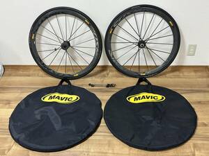 Mavic マビック　cosmic carbon ultimate チューブラー　前後セット リムブレーキ　シマノフリー11s