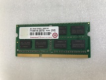 TRANSCEND PC3L-12800S 8GB DDR3L ノートPC用 メモリ 204ピン ECC無し DDR3L-1600 8GB DDR3L LAPTOP RAM_画像1