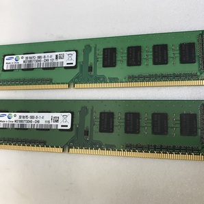 SAMSUNG 1Rx8 PC3-10600U 2GB 2枚組 4GB DDR3 デスクトップ用 メモリ DDR3-1333 2GB 2枚 DDR3 DESKTOP RAMの画像1