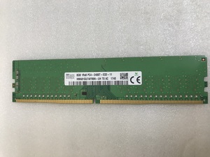 SK HYNIX PC4-2400T-ED2-11 ECC 8GB DDR4デスクトップ用メモリ PC4-19200 ECC 8GB DDR4 DESKTOP RAM 中古動作確認済み