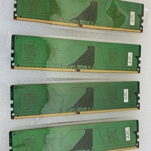 MICRON 1Rx16 PC4-2666V 4GB 4枚組 1セット 16GB DDR4 デスクトップ用メモリ 288ピン ECC無し DDR4- PC4-21300 4GB 4枚 16GB DDR4 RAMの画像3