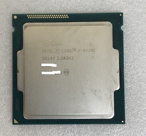 CPU インテル Core i7-4770K 3.50GHz SR147 LGA1150 Intel Core i7 第4世代 プロセッサー i7 4770K 中古 動作確認済み