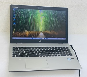 HP PROBOOK 650 G4 i7第8世代 インテル Core i7-8550U TOKYO HP ノートパソコン メモリ8GB SSD256GB Webカメラ 15.6 インチ HP LAPTOP