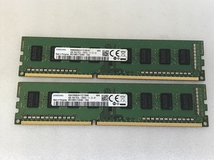 SAMSUNG 1Rx8 PC3L-12800U 4GB 2枚組 1セット 8GB DDR3L デスクトップ用 メモリ 240ピン DDR3L-1600 4GB 2枚で 8GB DDR3L DESKTOP RAM