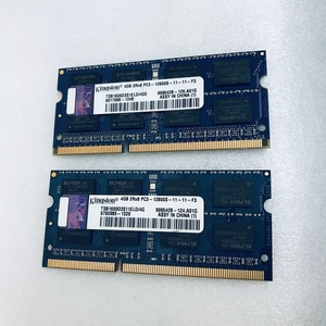 KINGSTON 2Rx8 PC3-12800S 4GB 2枚組 1セット 8GB DDR3 ノートPC用 メモリ 204ピン DDR3-1600 4GB 2枚 PC3 12800 DDR3 LAPROP RAM