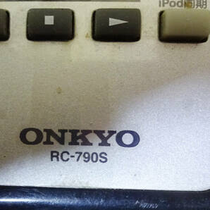 送料無料★ONKYO／オンキョー オーディオリモコン RC-790S 赤外線確認済み 動作品 の画像2