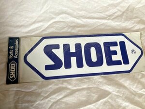 当時物・保管品！ ＳＨＯＥＩ ショウエイ 純正特大ステッカー トランポ・店舗用 白/紺系