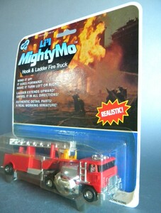 当時物 ★★Mighty Mo 梯子車 ホンコン製 消防車 ブリスター未開封 !! hong kong toys トラック野郎「定形外/LP可」★未使用デッドストック