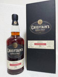 ☆　ブローラ 26年 （ 1981-2008 ）　 BRORA 　 CHIEFTAIN'S チーフタンズ　 700ml / 48%　☆