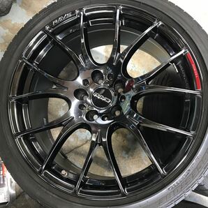 マークXなどにRAYS ホムラ2×7 19インチタイヤホイール4本セット限定カラー 235/40R19の画像3