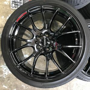 マークXなどにRAYS ホムラ2×7 19インチタイヤホイール4本セット限定カラー 235/40R19の画像2