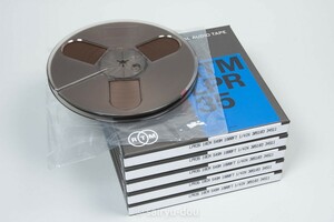 新品オープンリールテープ　RTM　LPR35　1/4インチ幅7号プラスチックリール　5巻A