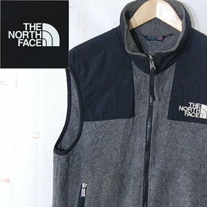 ノースフェイス THE NORTH FACE■フリースジップベスト/日本製/NL-3172■M■グレー ※NK4216009