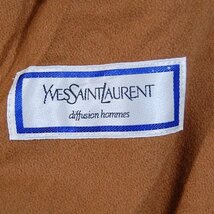 イヴサンローランYVES SAINT LAURENT■コットン ステンカラーコート ライナー付き■C-92 W-80 T-170■ベージュ ※NK4216031_画像5