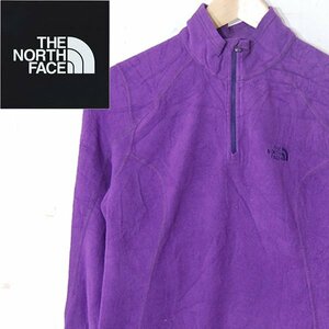 ノースフェイスTHE NORTH FACE■フリース ジャケット プルオーバー ハーフジップ ポーラテッククラシック■S■パープル ※NK4216185