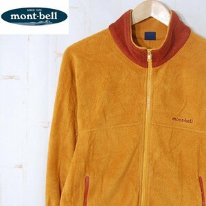 モンベルmont-bell■ポーラテック フリース ジップジャケット 日本製■M■オレンジ系 ※NK4216082