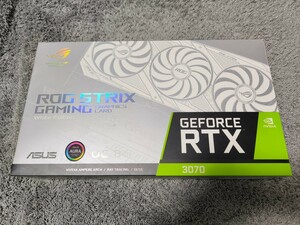 希少 ASUS ROG-STRIX-RTX3070-O8G-WHITE 初期版 中古 完動品 付属品全付き GeForce Nvidia