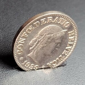 5607 スイス 10ラッペン硬貨 10枚 年号無選別の画像5