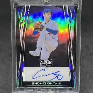 3枚限定 大谷翔平 2024 Leaf Vibrance Shohei Ohtani Auto /3 ドジャース ユニフォーム 直筆サイン （検）Topps Dodgers WBCの画像1