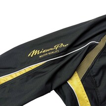 【限定】Mizuno Pro ミズノ プロ 伸縮 速乾 長袖 ハーフジップ プルオーバー ジャケット トレーニング ウェア メンズ O (XL) 黒 金 野球_画像5