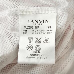 美品 LANVIN SPORT ランバン スポール 半袖 メッシュ ジップアップ ジャケット ブルゾン / 40 (L) レディース / 日本製 高級 ゴルフウェアの画像8