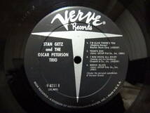 ■激レア■美盤深溝■STAN GETZ■STAN GETS AND OSCAR PETERSON■_画像4