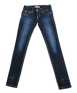（中古）日本製 ジーンズの常識を覆す MOUSSY史上最高のスタイルアップジーンズ Rebirth skinny W24