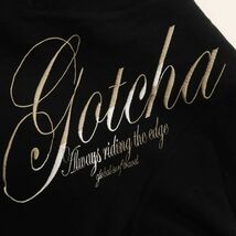 GOTCHA ガッチャ 通年 長袖 ビッグ ロゴ刺繍★ ストレッチ カットソー ロンTシャツ Sz.XL　メンズ 黒 サーフ 大きいサイズ 　C4T01675_2#F_画像5