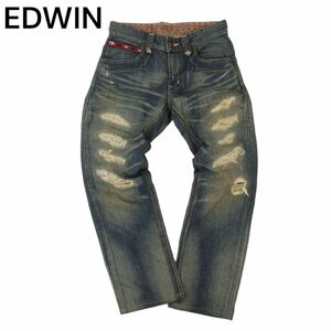 EDWIN エドウィン 423XVS ダメージ加工★ XVシリーズ ウエスタン デニム パンツ ジーンズ Sz.28　メンズ　C4B00977_2#R