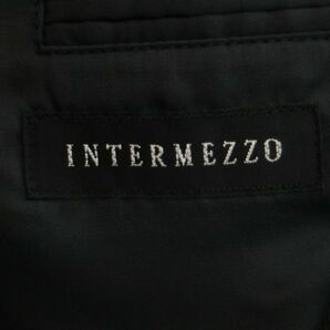 INTERMEZZO インターメッツォ レナウン 通年 背抜き 2B テーラード ジャケット Sz.TL メンズ 黒 C4T01565_2#Oの画像6