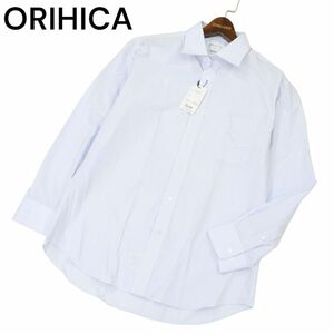 【新品 未使用】 ORIHICA オリヒカ 通年 長袖 抗菌防臭 形態安定★ ワイシャツ ドレスシャツ Sz.LL　メンズ ビジカジ 大きい　C4T01762_2#C