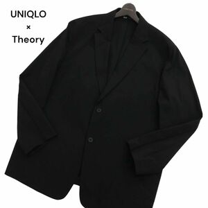 22SS★ UNIQLO × Theory ユニクロ × セオリー 通年 感動ジャケット テーラード ジャケット Sz.3XL　メンズ 黒 大きい 特大　C4T01729_2#O