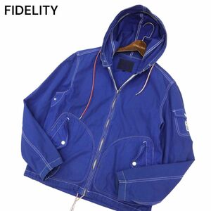 FIDELITY フィデリティ 通年 フルジップ フーディー マウンテンパーカー ジャケット Sz.L　メンズ　C4T01882_3#O