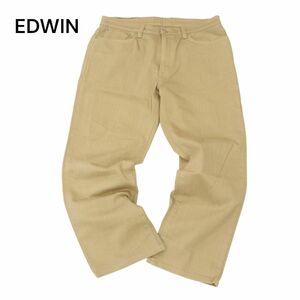 EDWIN エドウィン F403 通年 ストレッチ ベーシック デニム パンツ ジーンズ Sz.32　メンズ 日本製 ベージュ　C4B01114_3#R